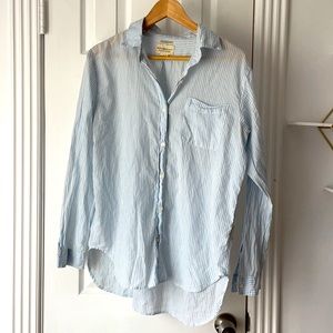 Ralph Lauren Boyfriend Striped Cotton Shirt